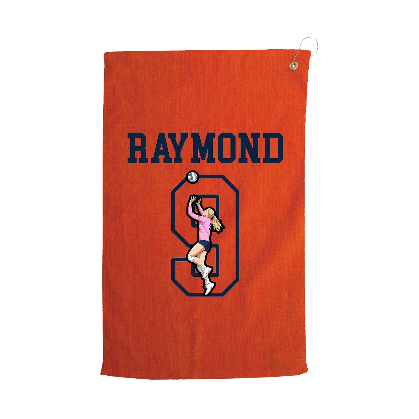 Golf Towel — Shirsey in Orange