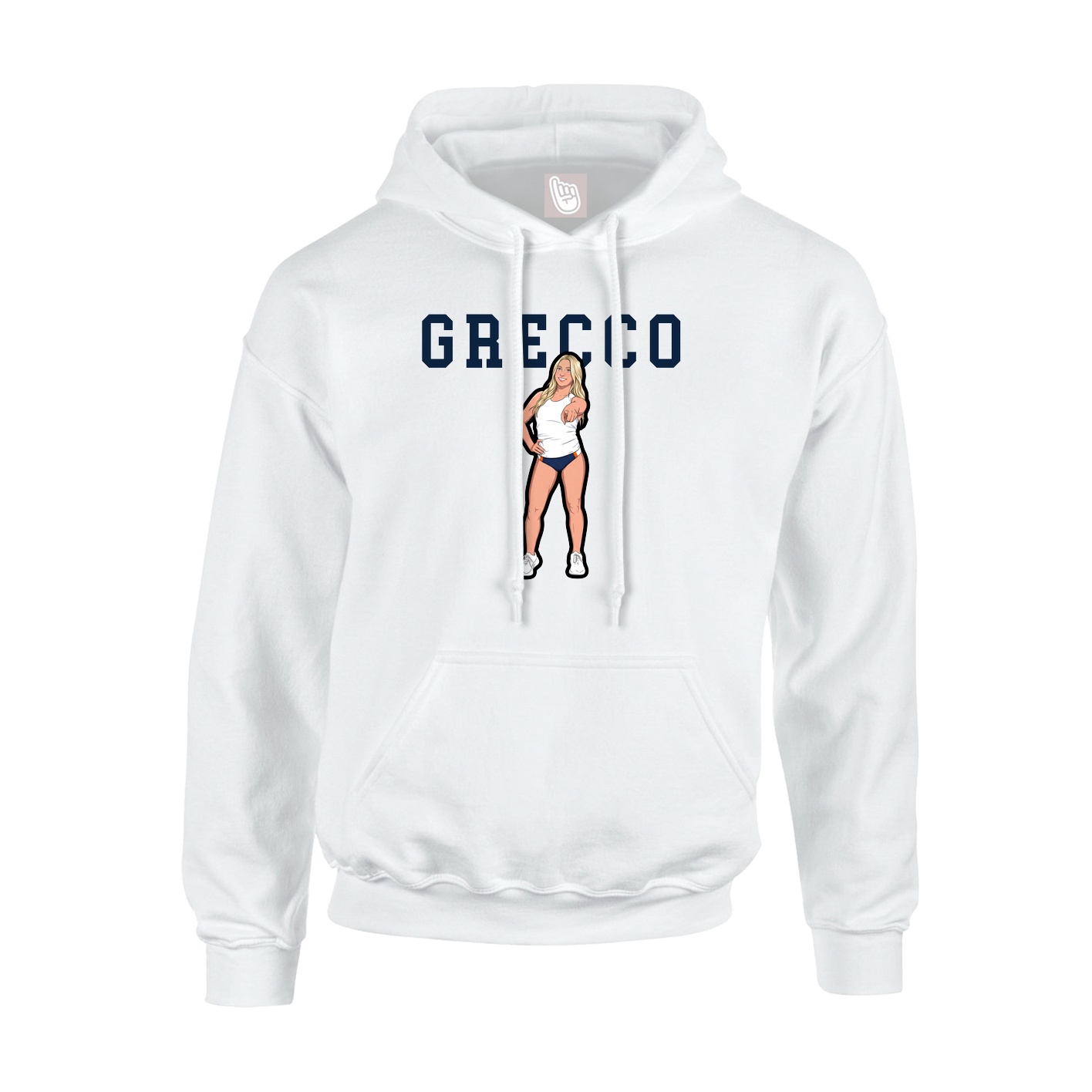 Hoodie — Shirsey in White