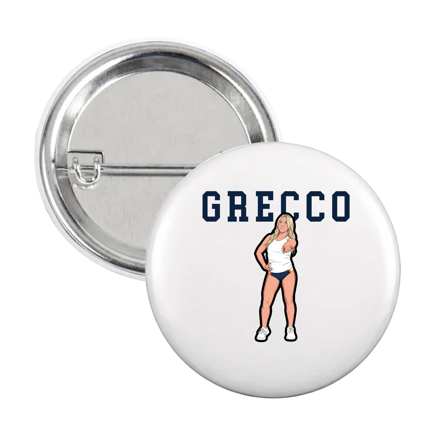 Game Day Button — Shirsey in White