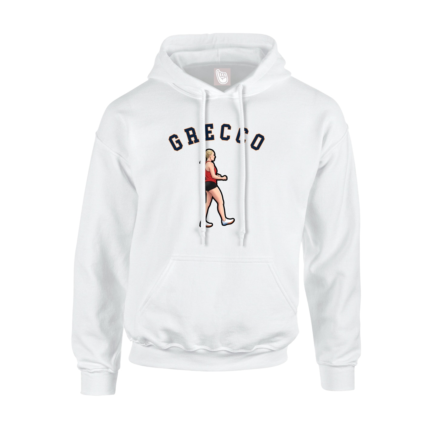 Hoodie — Shirsey Arch in White
