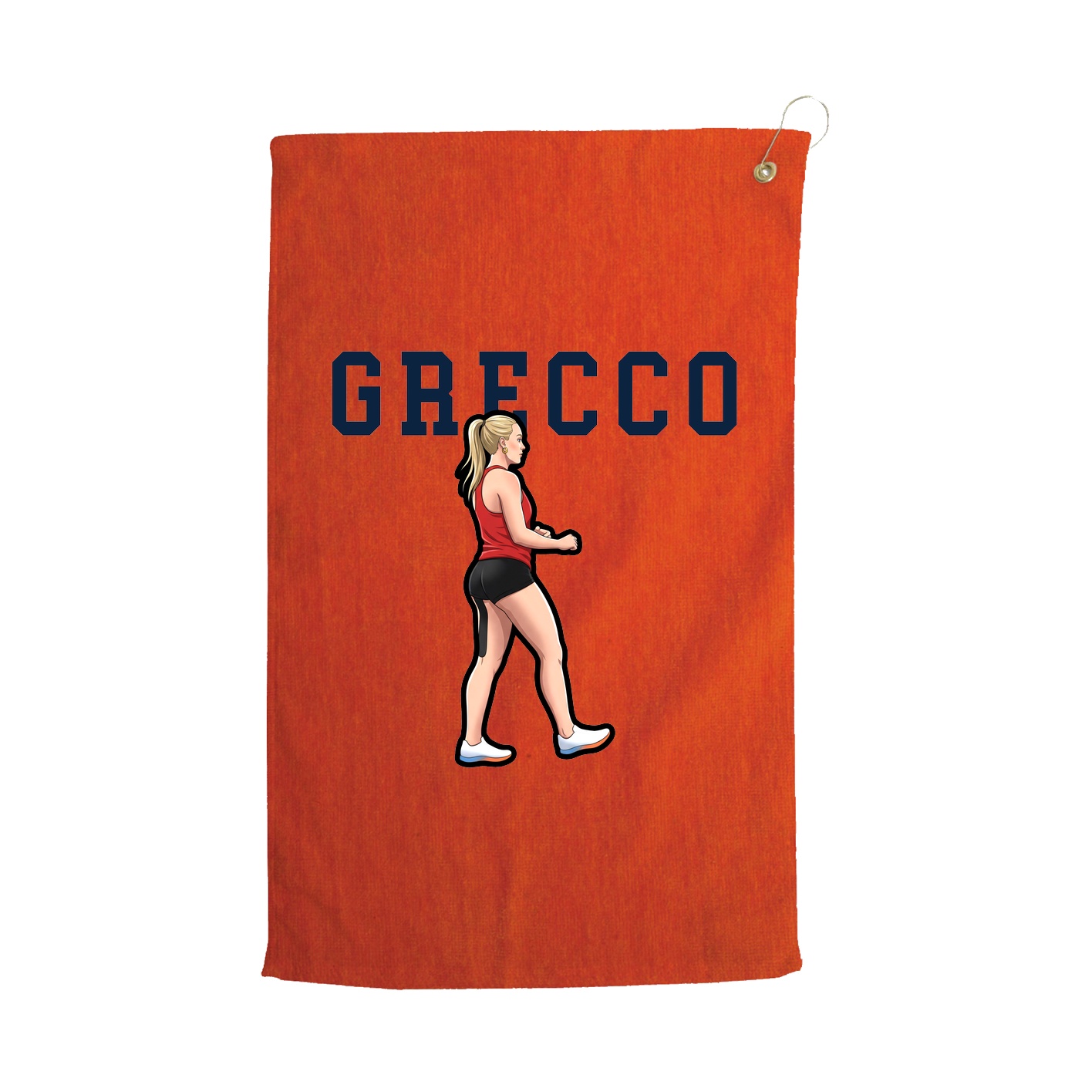 Golf Towel — Shirsey in Orange