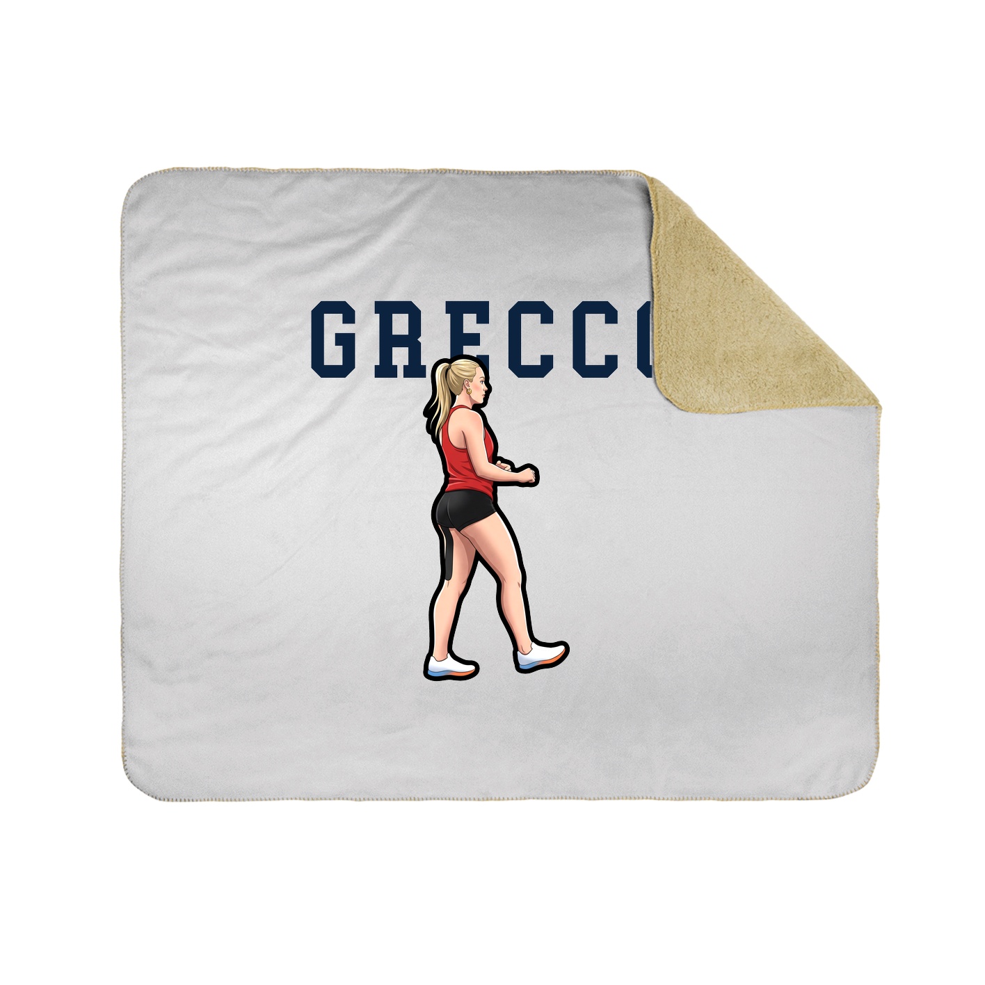 Throw Blanket — Shirsey in White