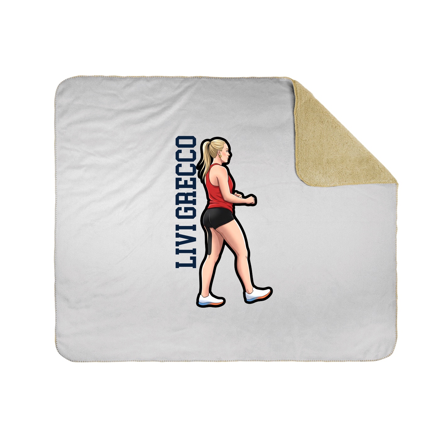 50x60 Sherpa Lined Throw Blanket