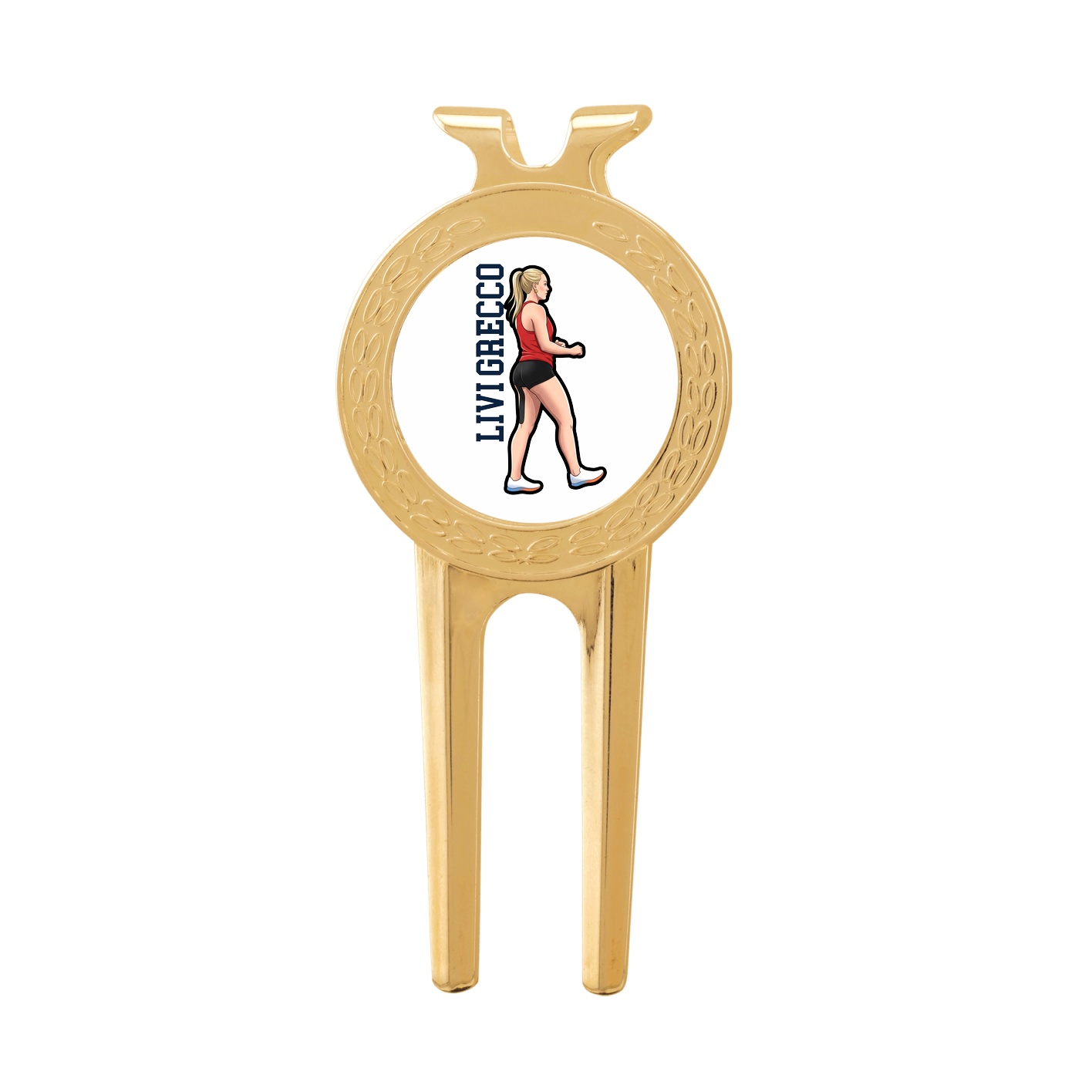 Divot Tool with Ball Marker — Name Vertical in Classic