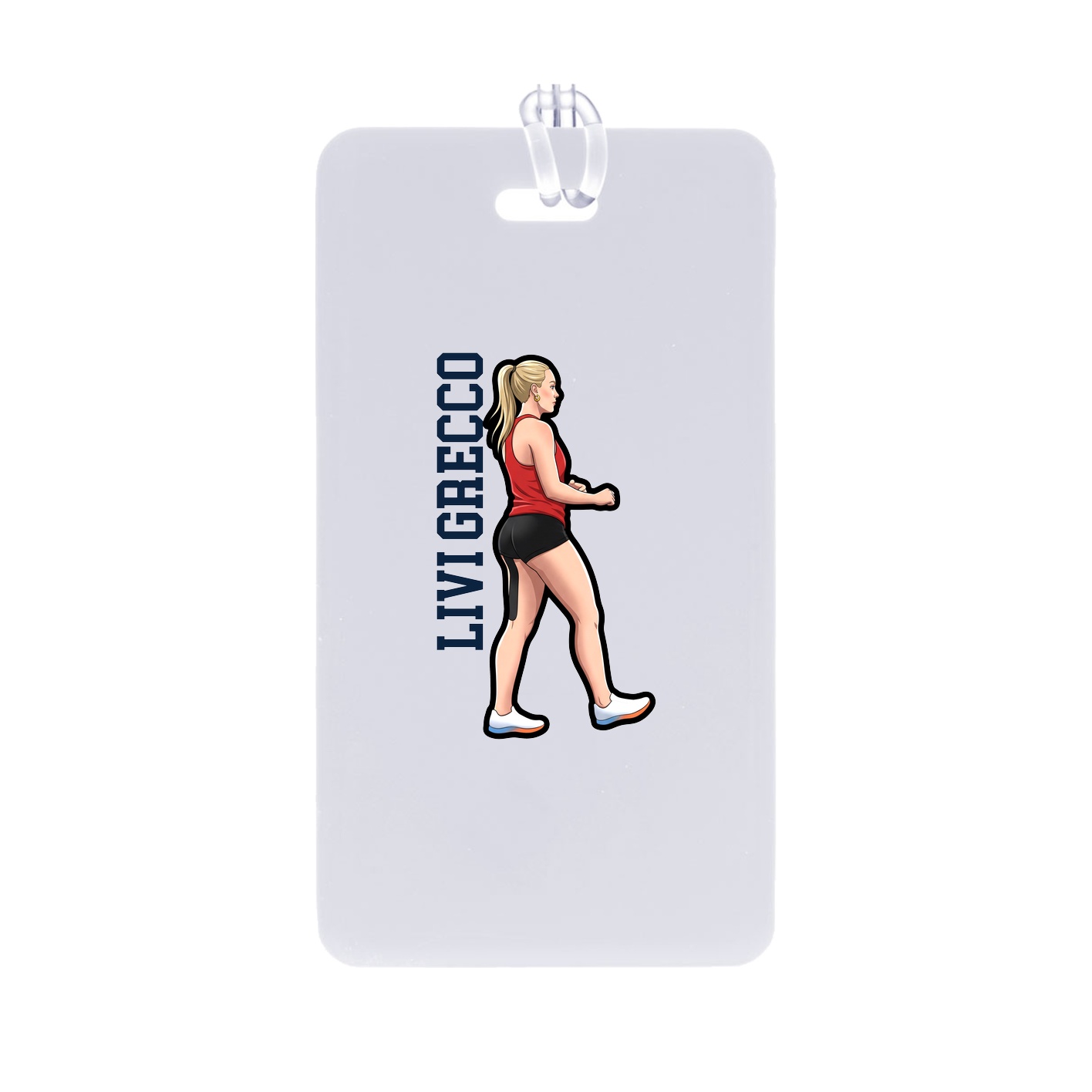 Bag Tag — Name Vertical in Classic