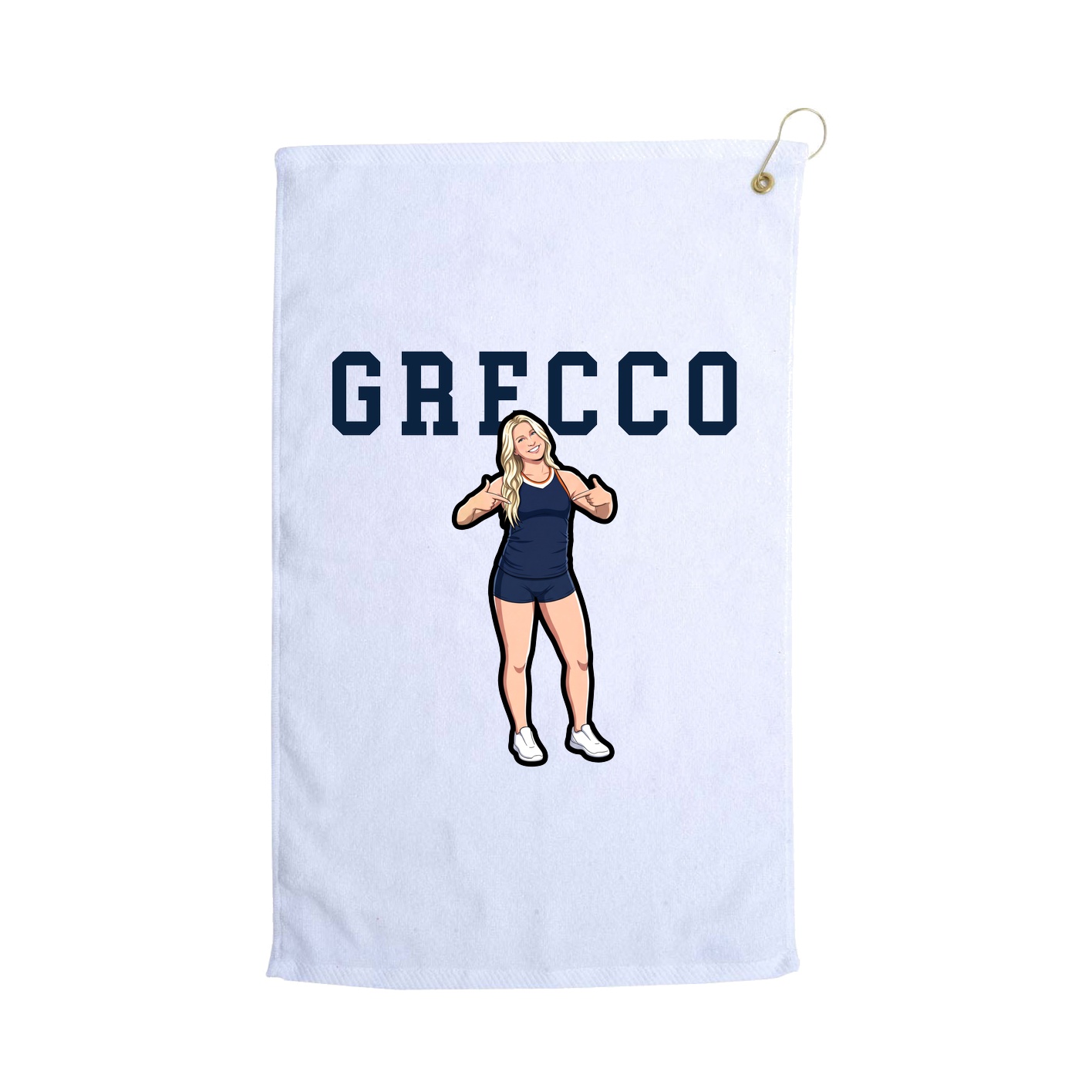 Golf Towel — Shirsey in White