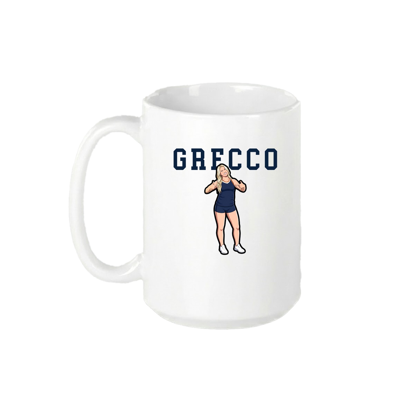 15oz Coffee Mug — Shirsey in White