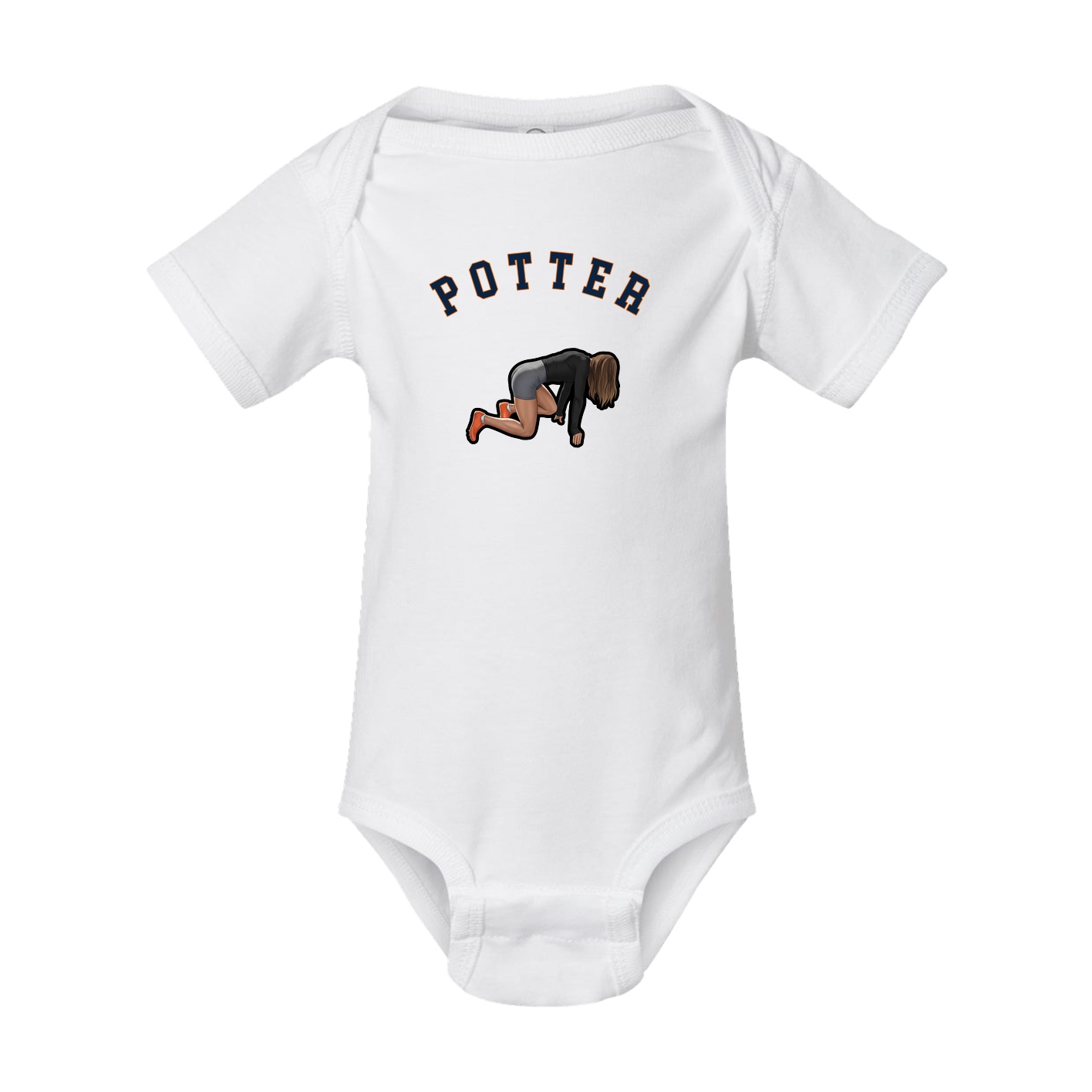 Baby Onesie — Shirsey Arch in White