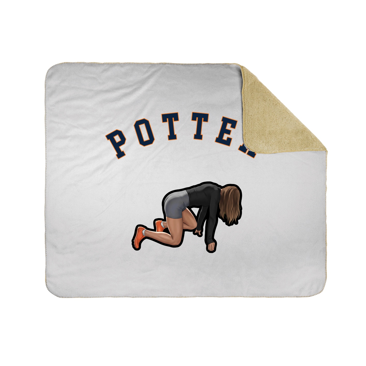 Throw Blanket — Shirsey Arch in White