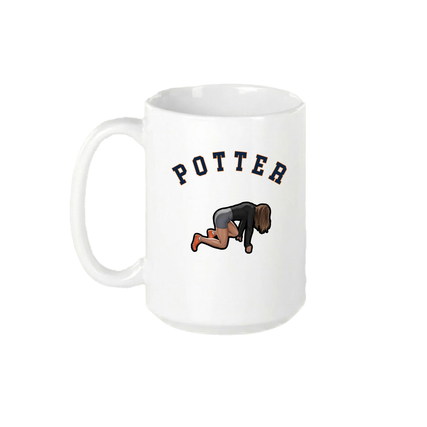 15oz Coffee Mug — Shirsey Arch in White
