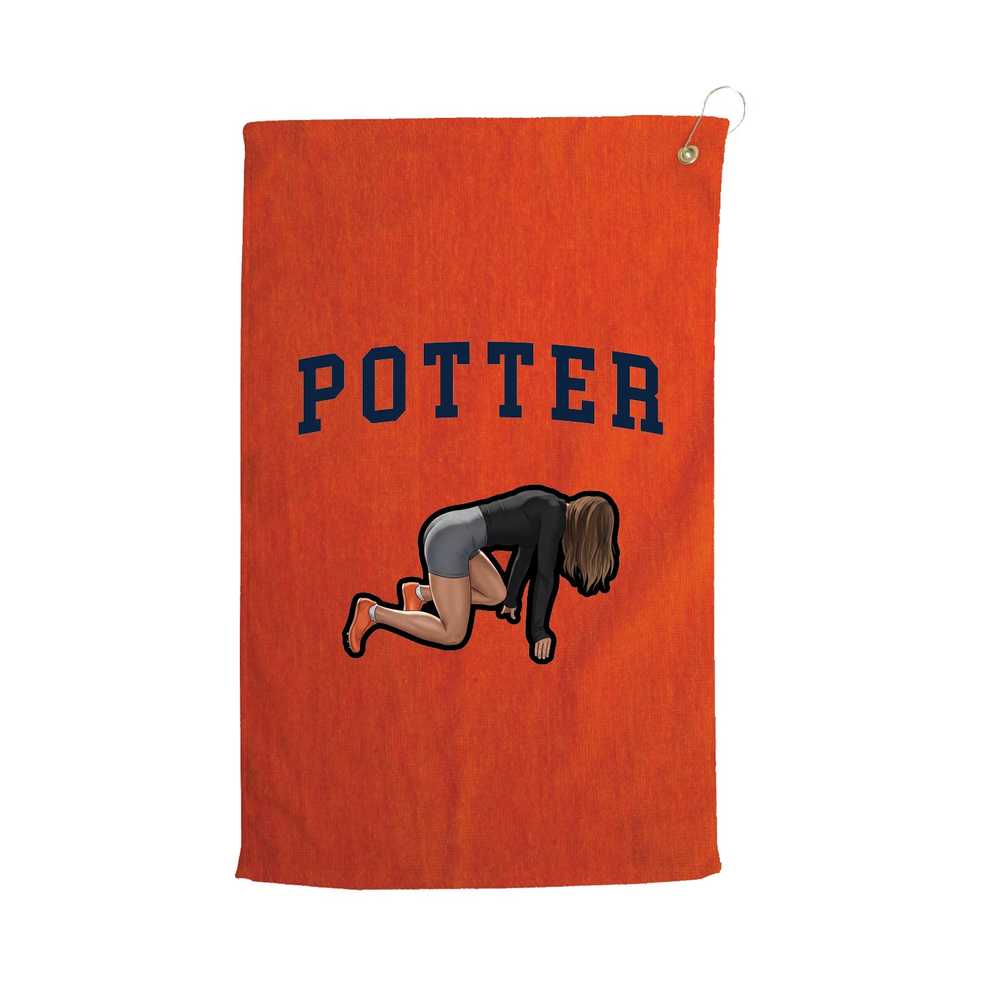 Golf Towel — Shirsey in Orange