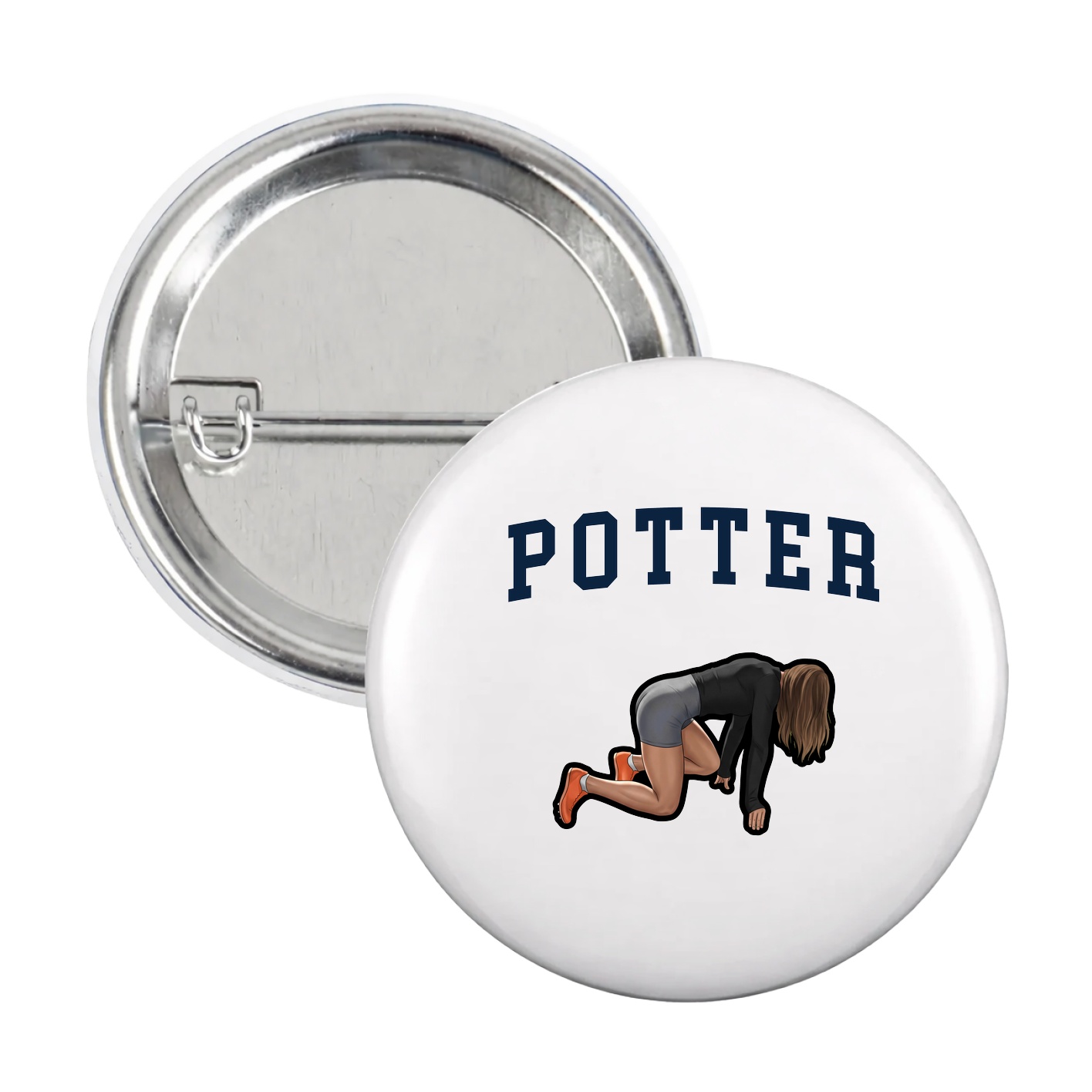 Game Day Button — Shirsey in White