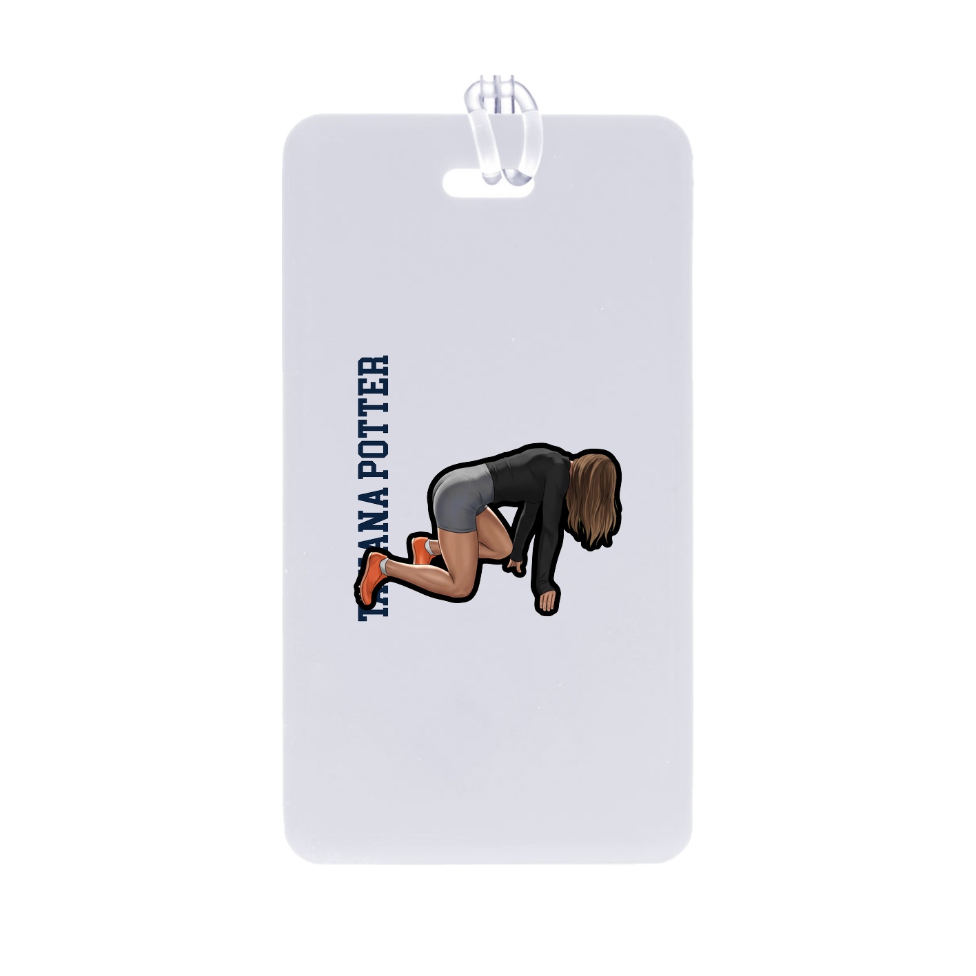 Bag Tag — Name Vertical in Classic
