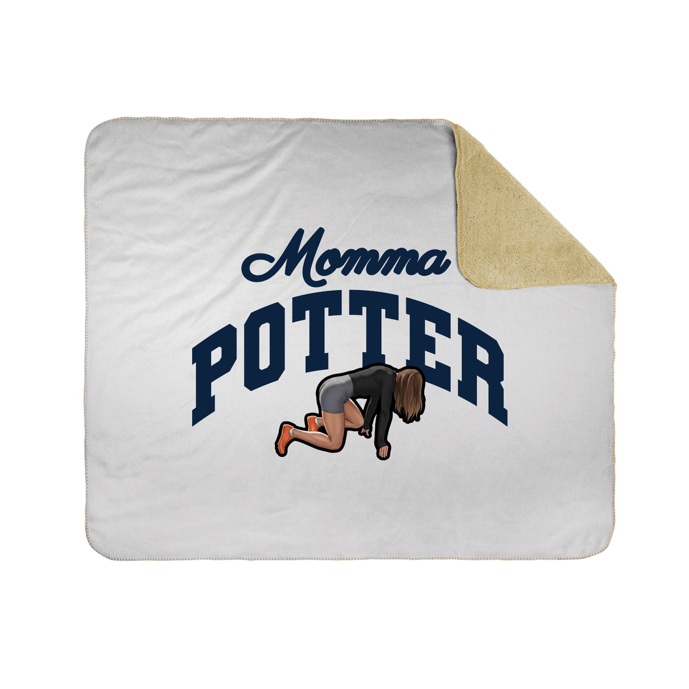 Throw Blanket — Mothers Day Arch in White