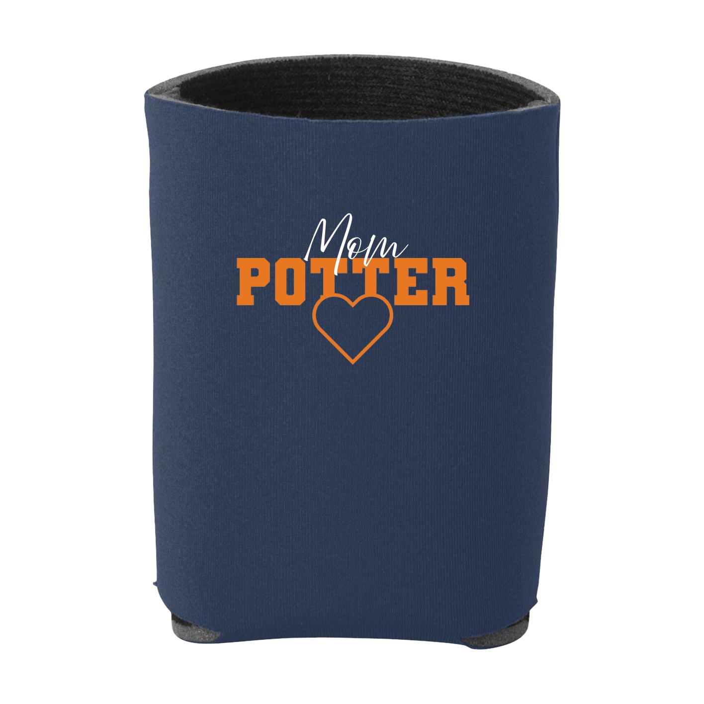 Can Holder — Mothers Day Heart in Navy