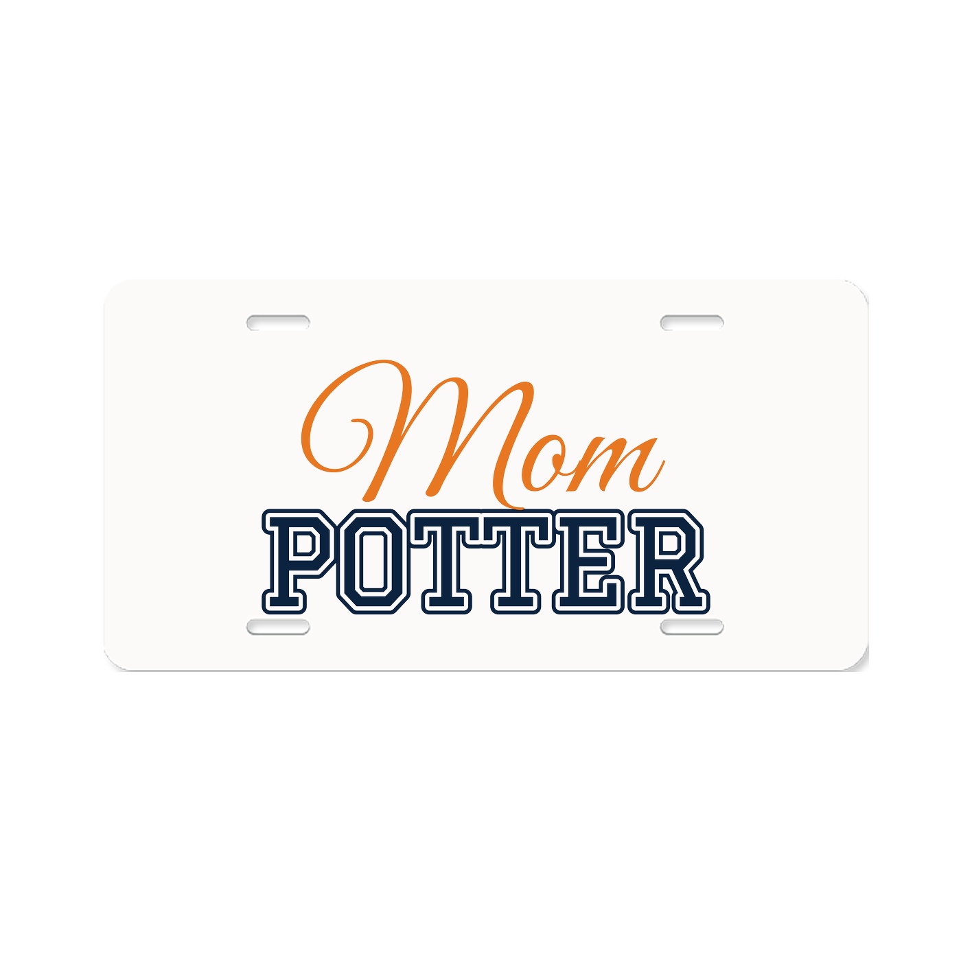 License Plate — Mothers Day Block in Classic