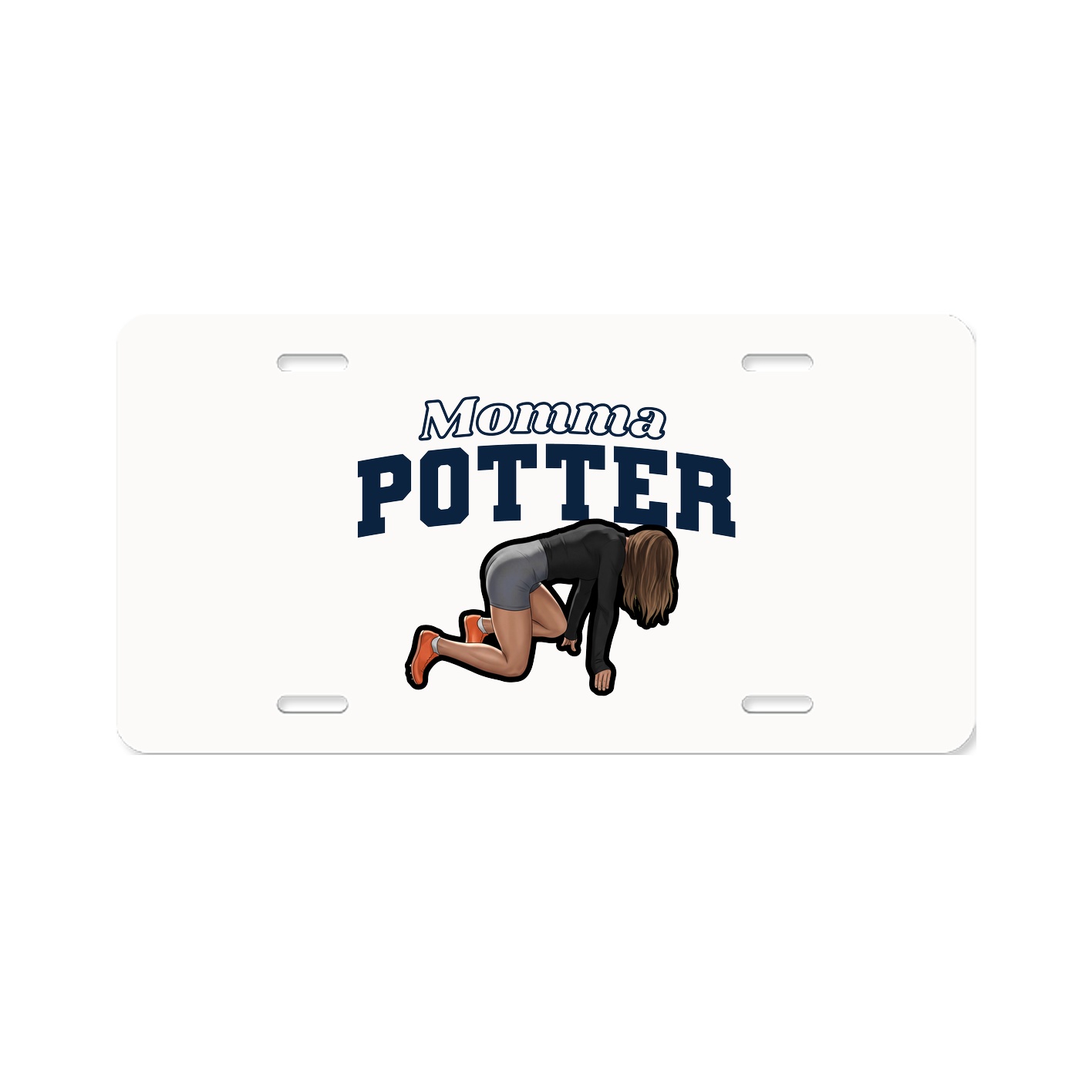 License Plate — Mothers Day Block in Classic