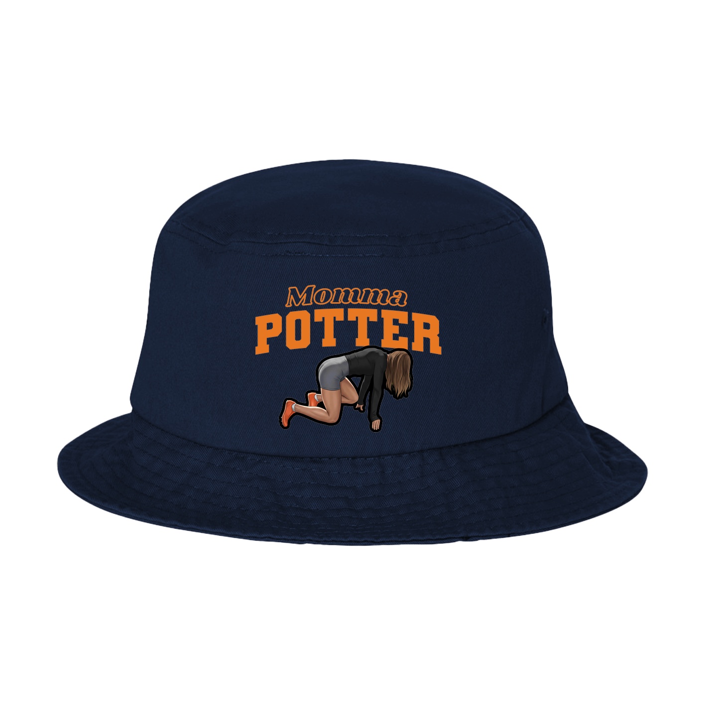 Bucket Cap — Mothers Day Block in Navy