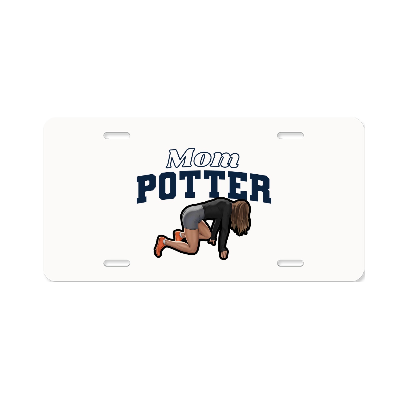 License Plate — Mothers Day Block in Classic