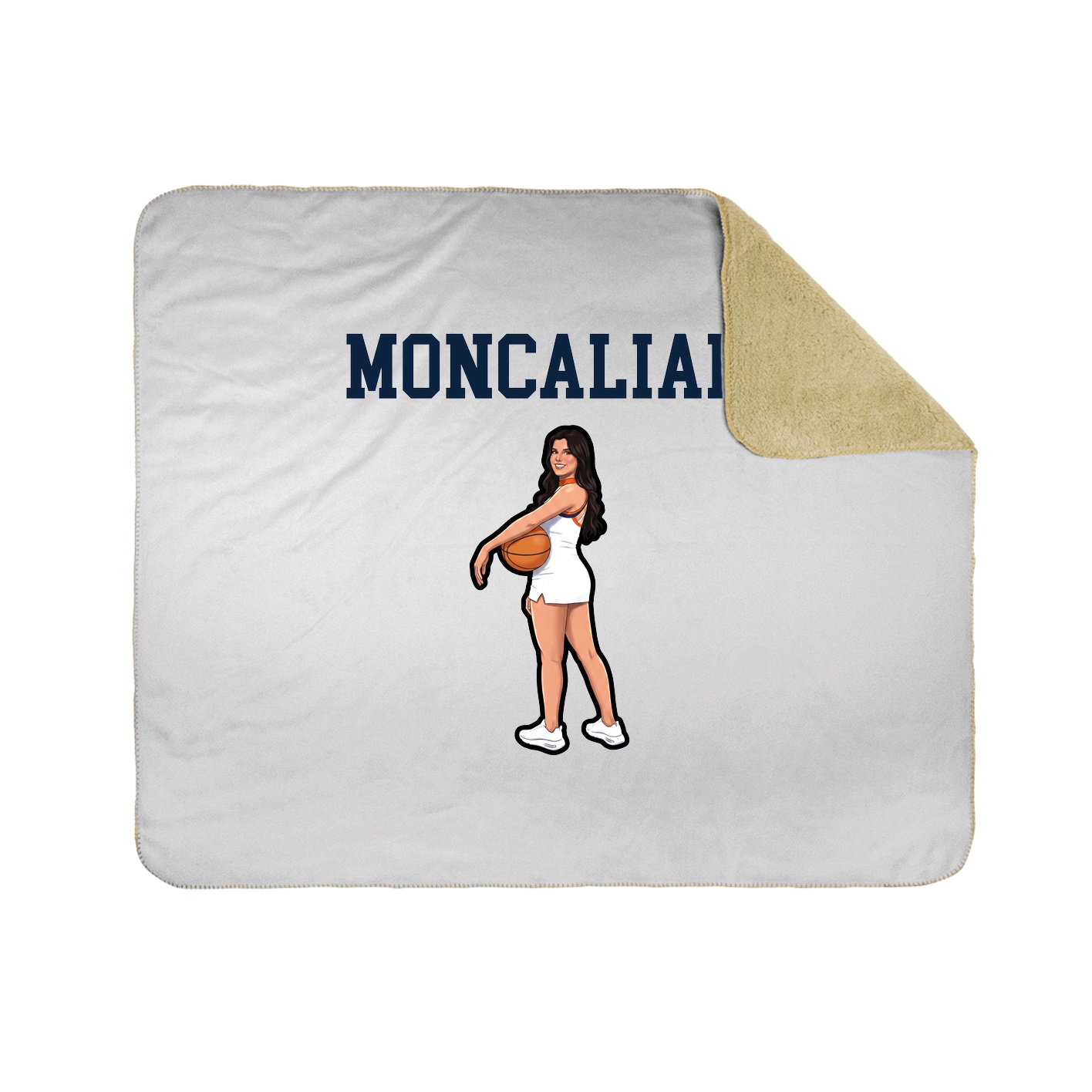 Throw Blanket — Shirsey in White