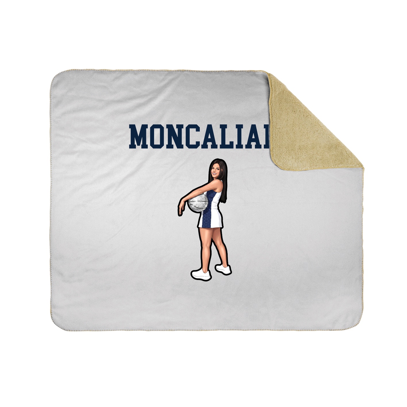 Throw Blanket — Shirsey in White