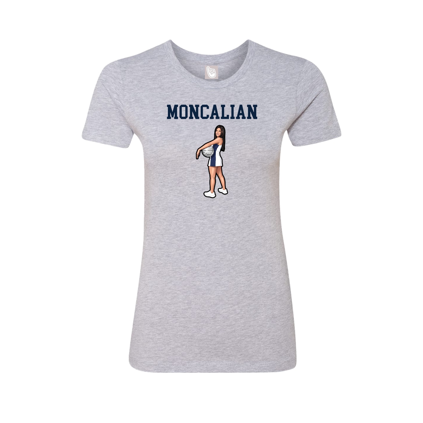 Fitted Women's Tee — Shirsey in Grey