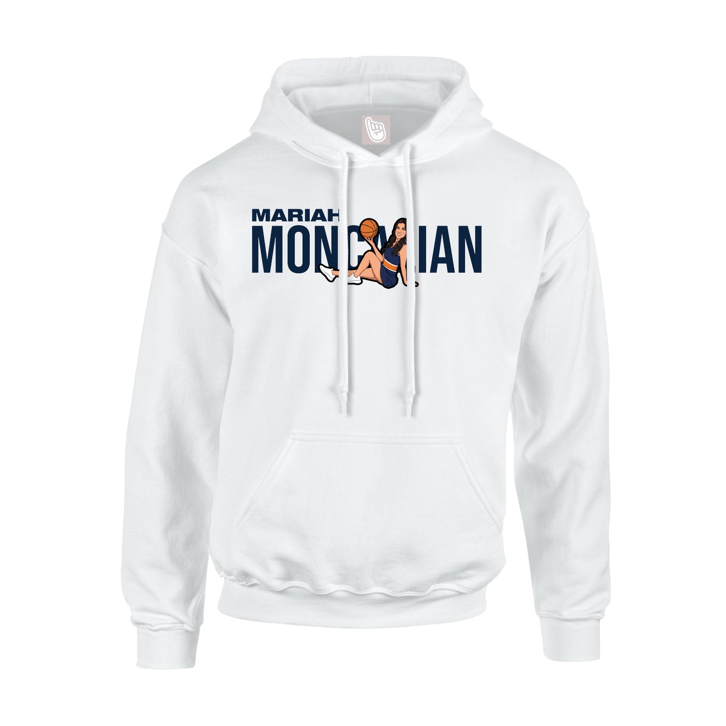 Hoodie — Player Name in White