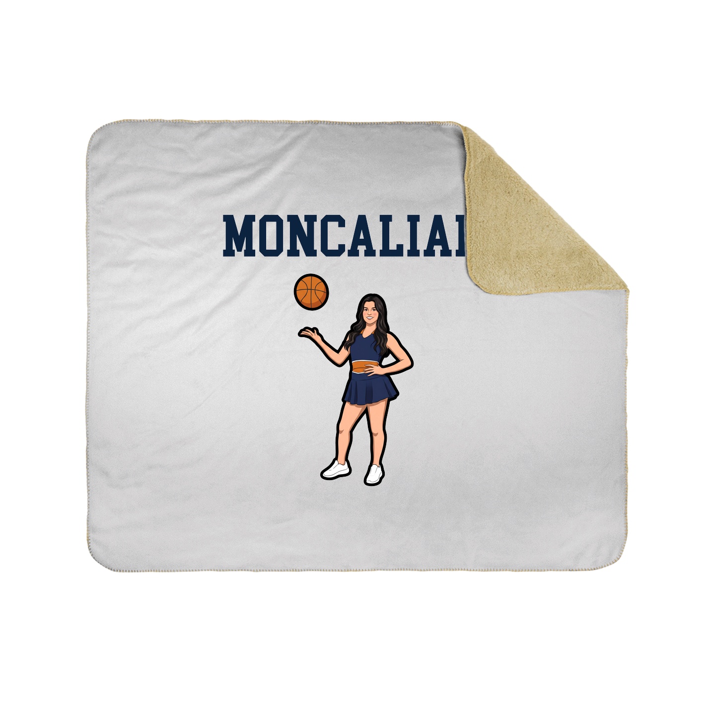 Throw Blanket — Shirsey in White