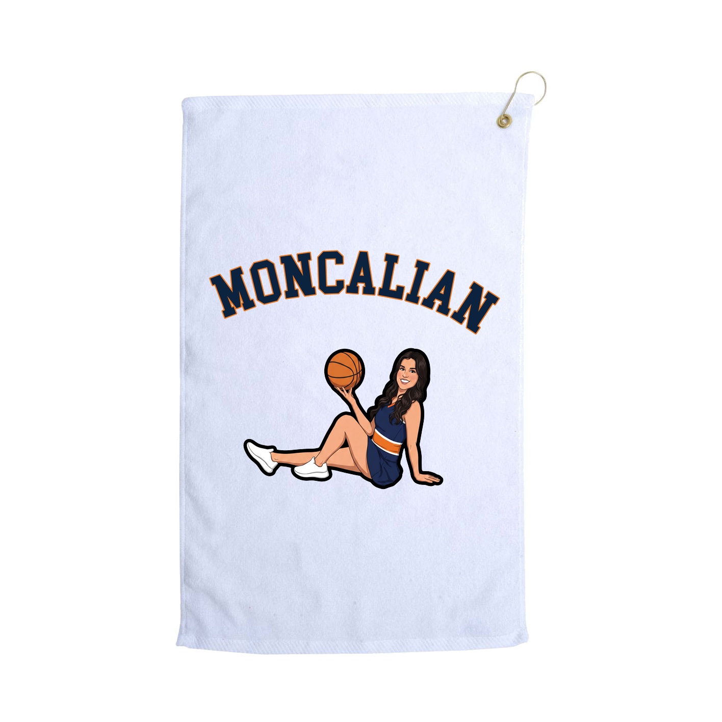 Golf Towel — Shirsey Arch in White