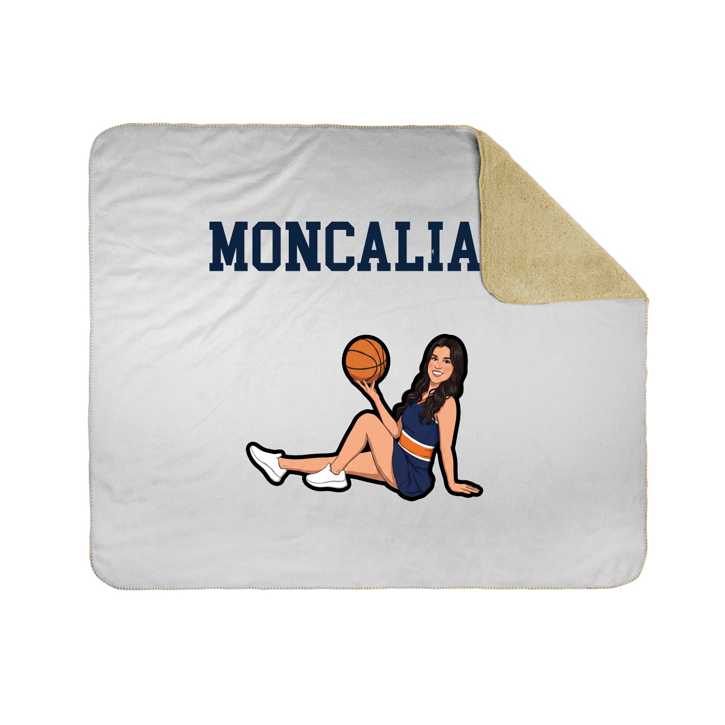 Throw Blanket — Shirsey in White