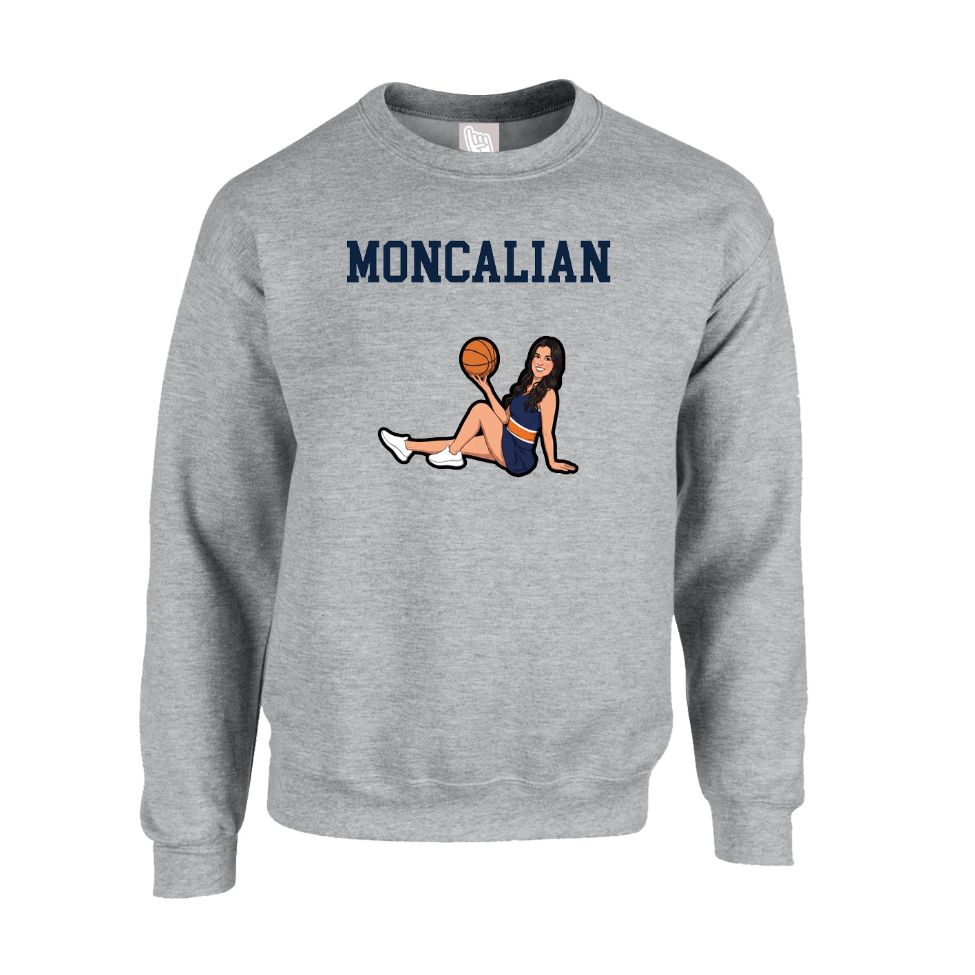 Fleece Crew — Shirsey in Grey