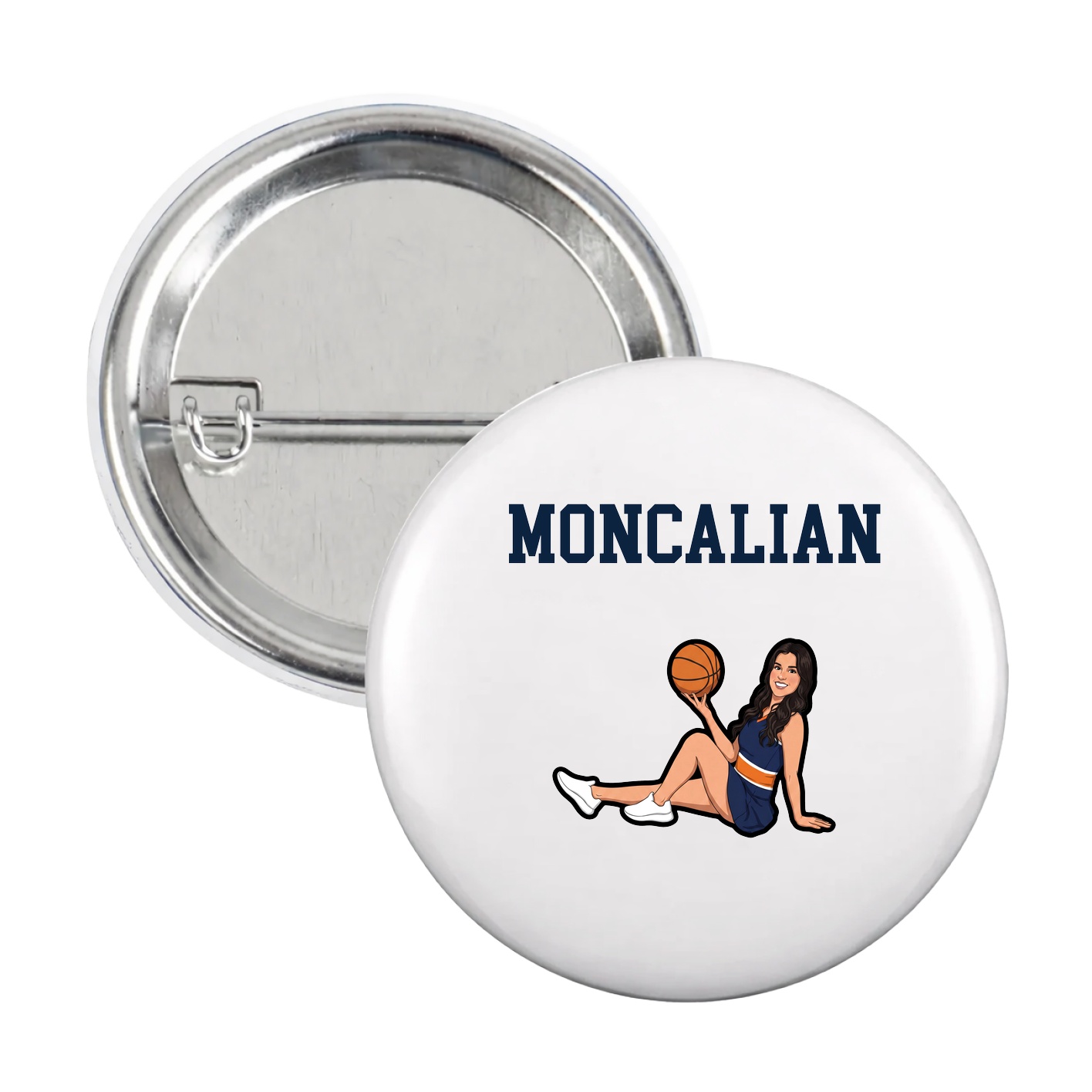 Game Day Button — Shirsey in White