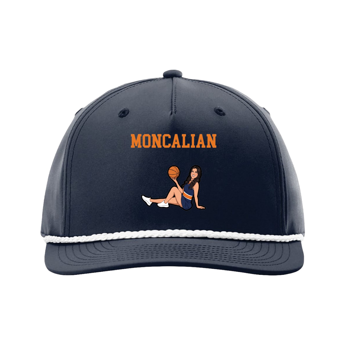 Five-Panel Classic Rope Cap — Shirsey in Navy