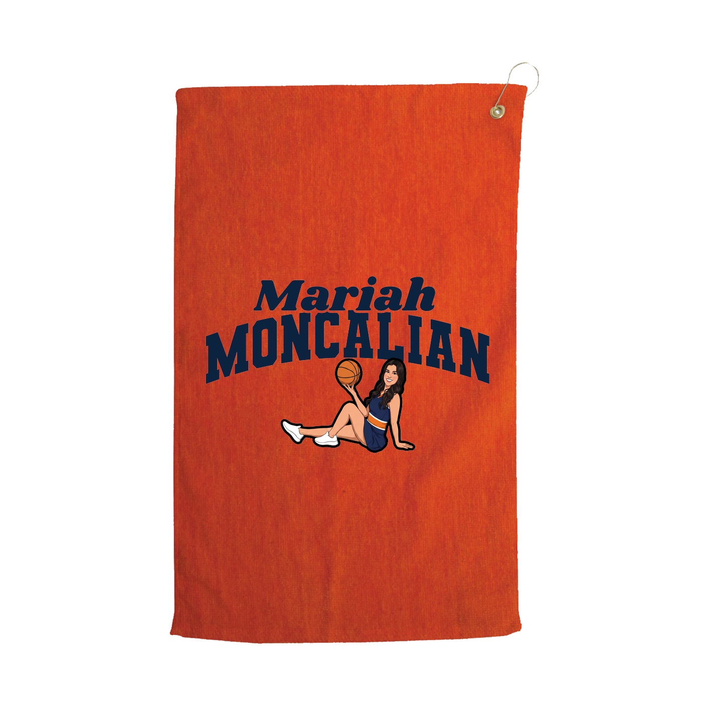 Golf Towel — Signature Arch in Orange