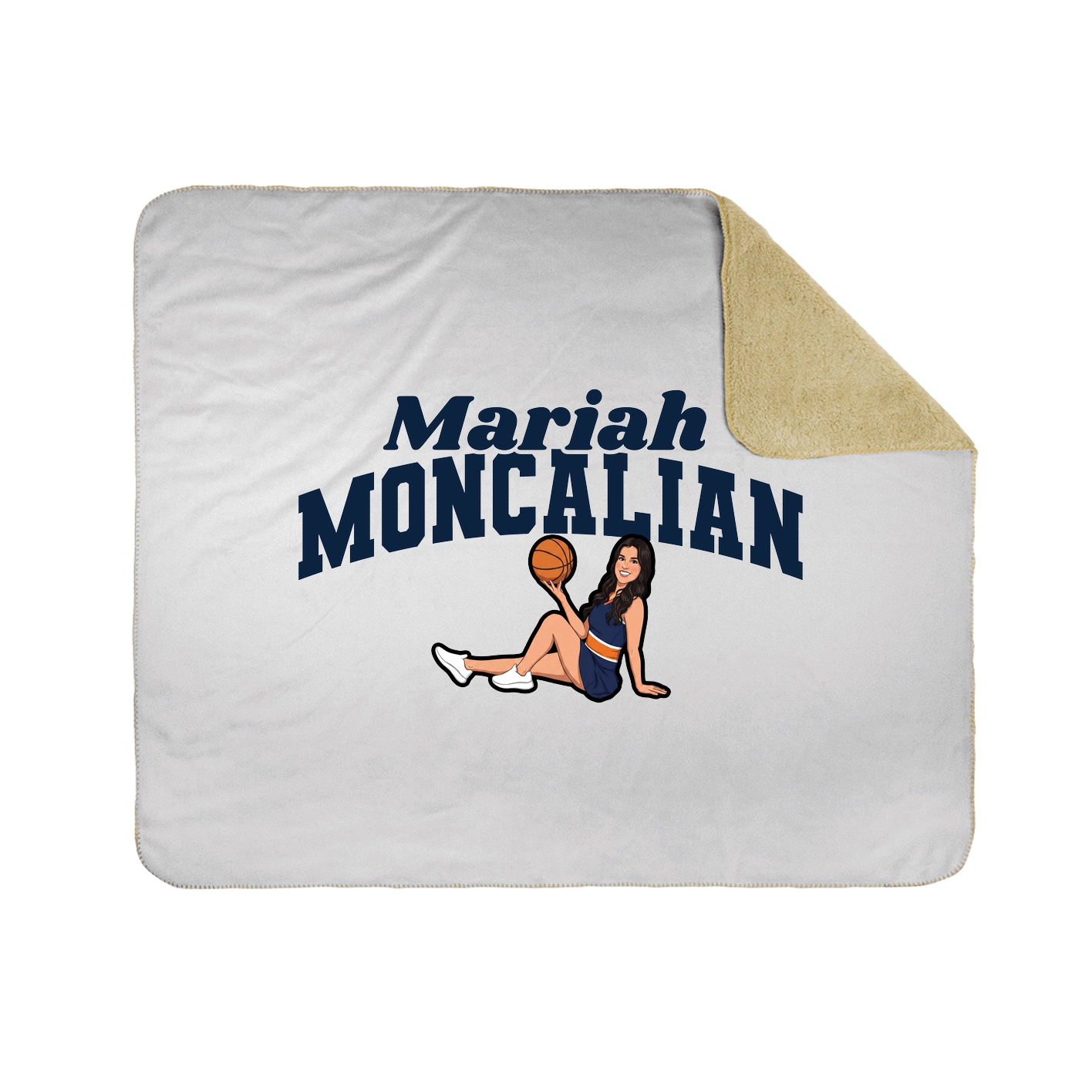 Throw Blanket — Signature Arch in White
