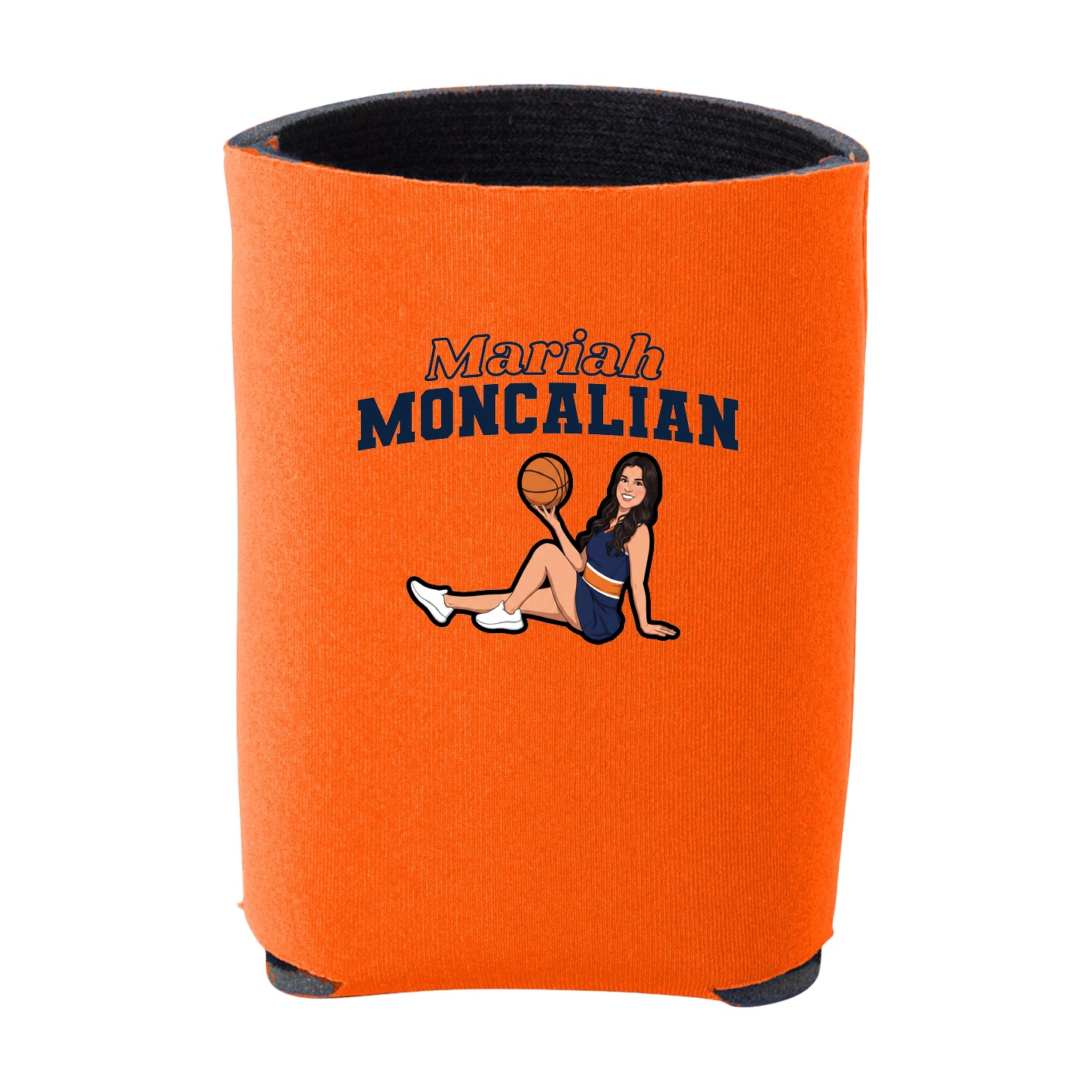 Can Holder — Name Arch in Orange