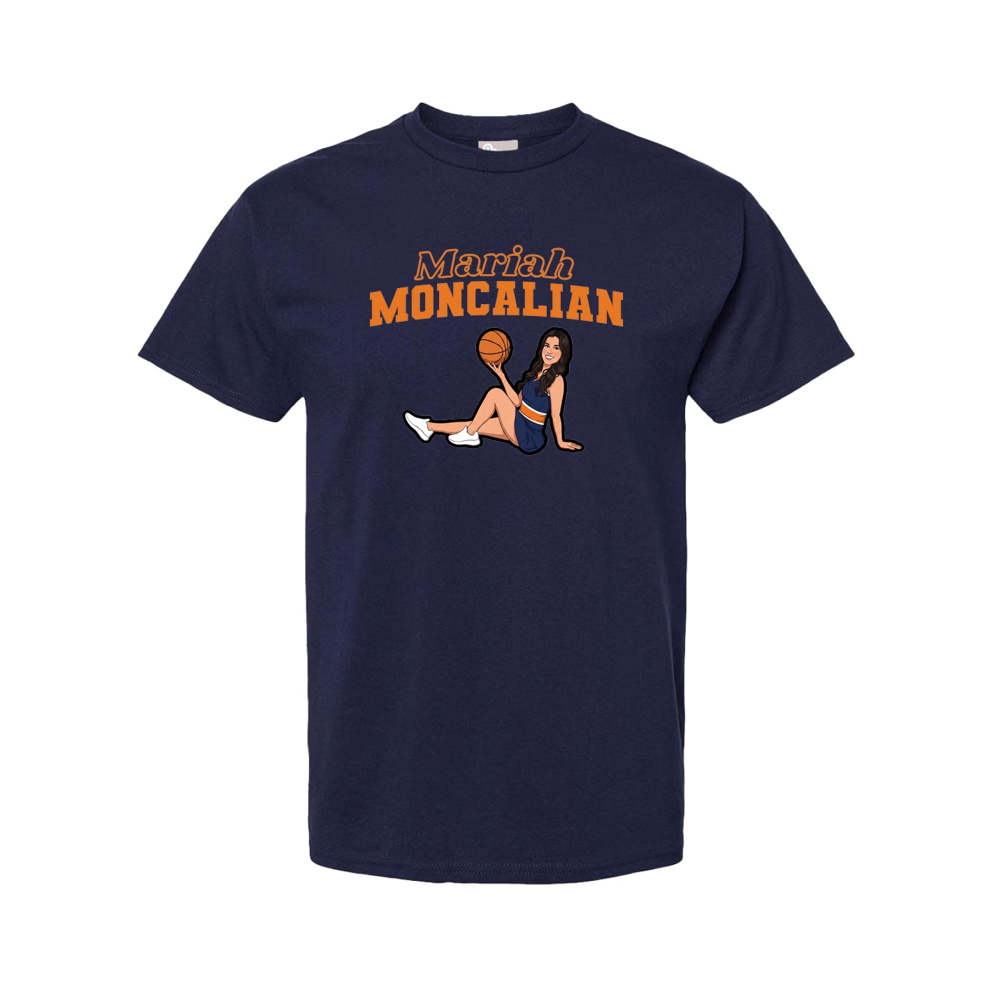 Tee — Name Arch in Navy