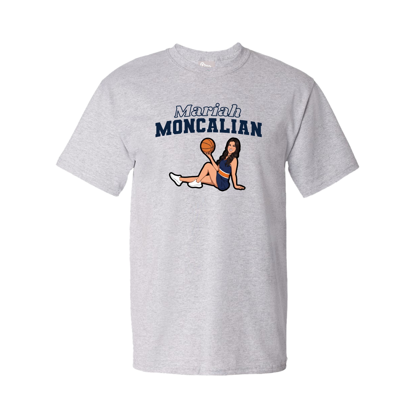 Youth Tee — Name Arch in Grey