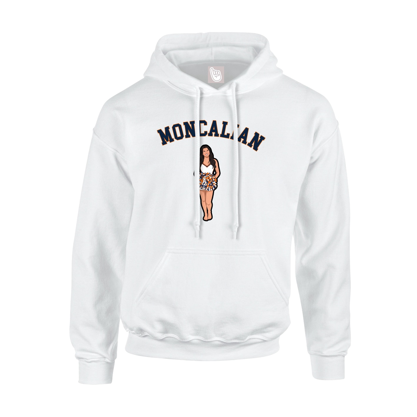 Hoodie — Shirsey Arch in White