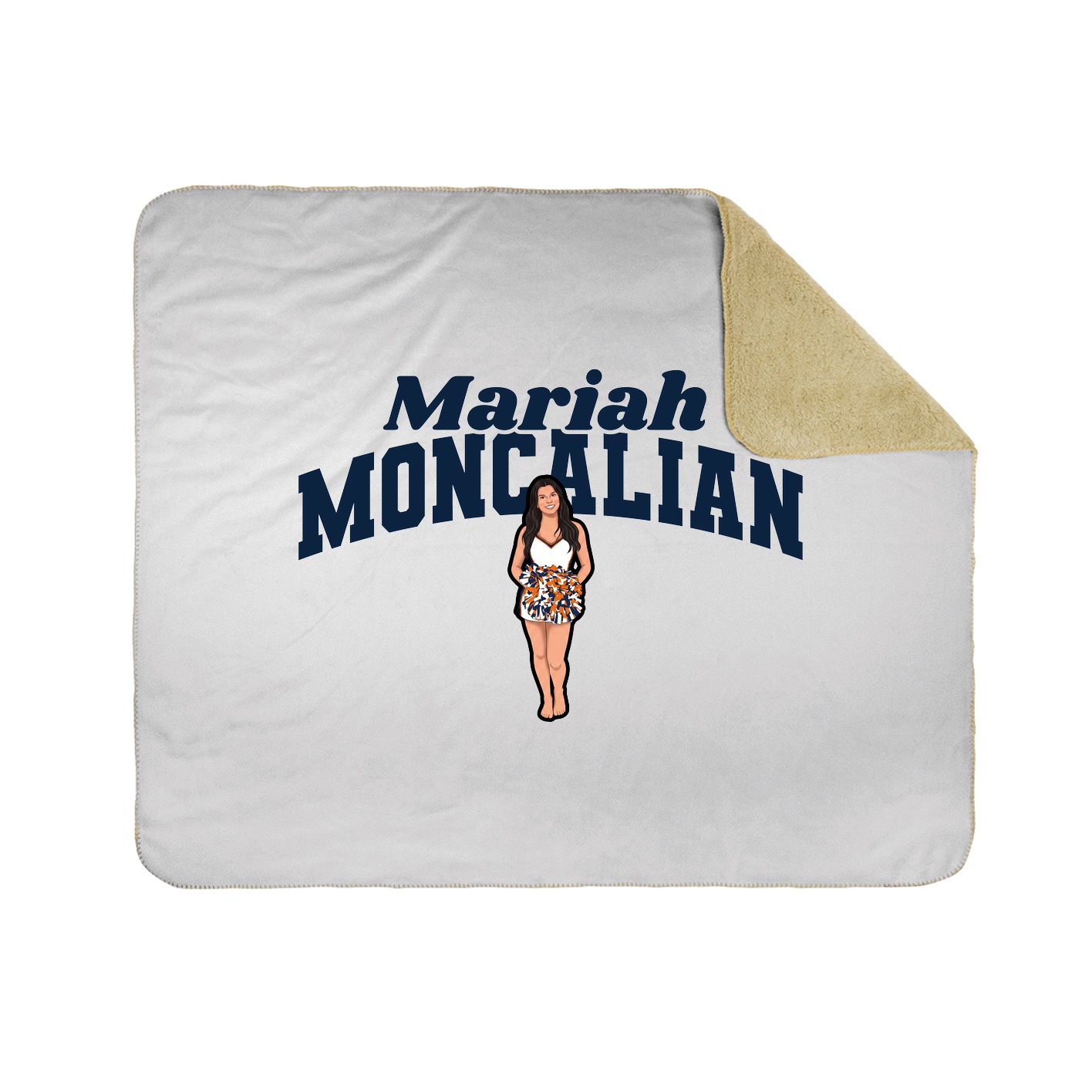 Throw Blanket — Signature Arch in White