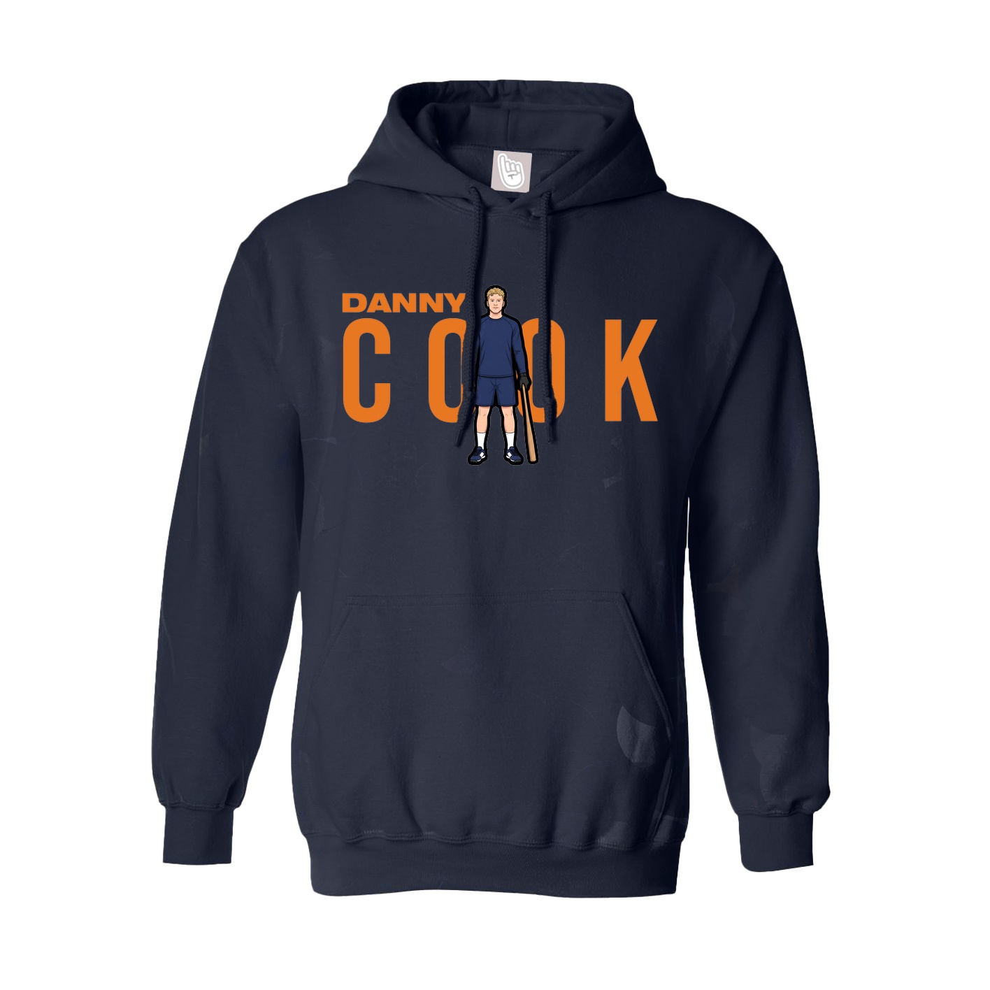 Hoodie — Player Name in Navy