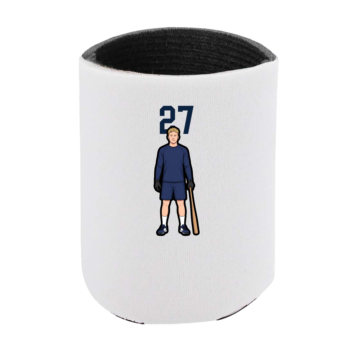 Can Holder — Number Top in White