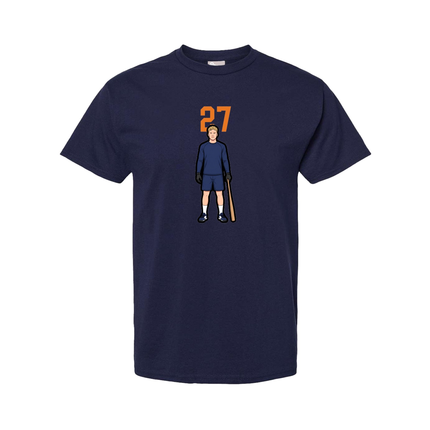 Youth Tee — Number Top in Navy