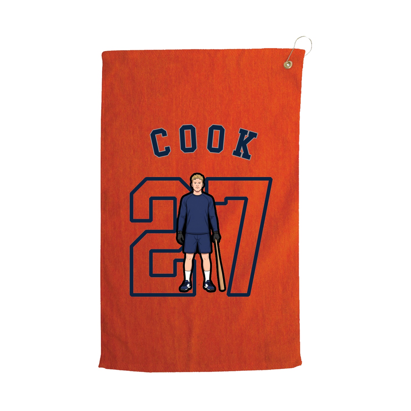 Golf Towel — Shirsey Arch in Orange