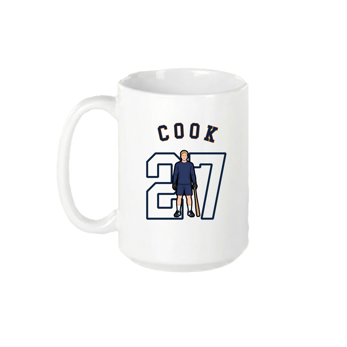 15oz Coffee Mug — Shirsey Arch in White