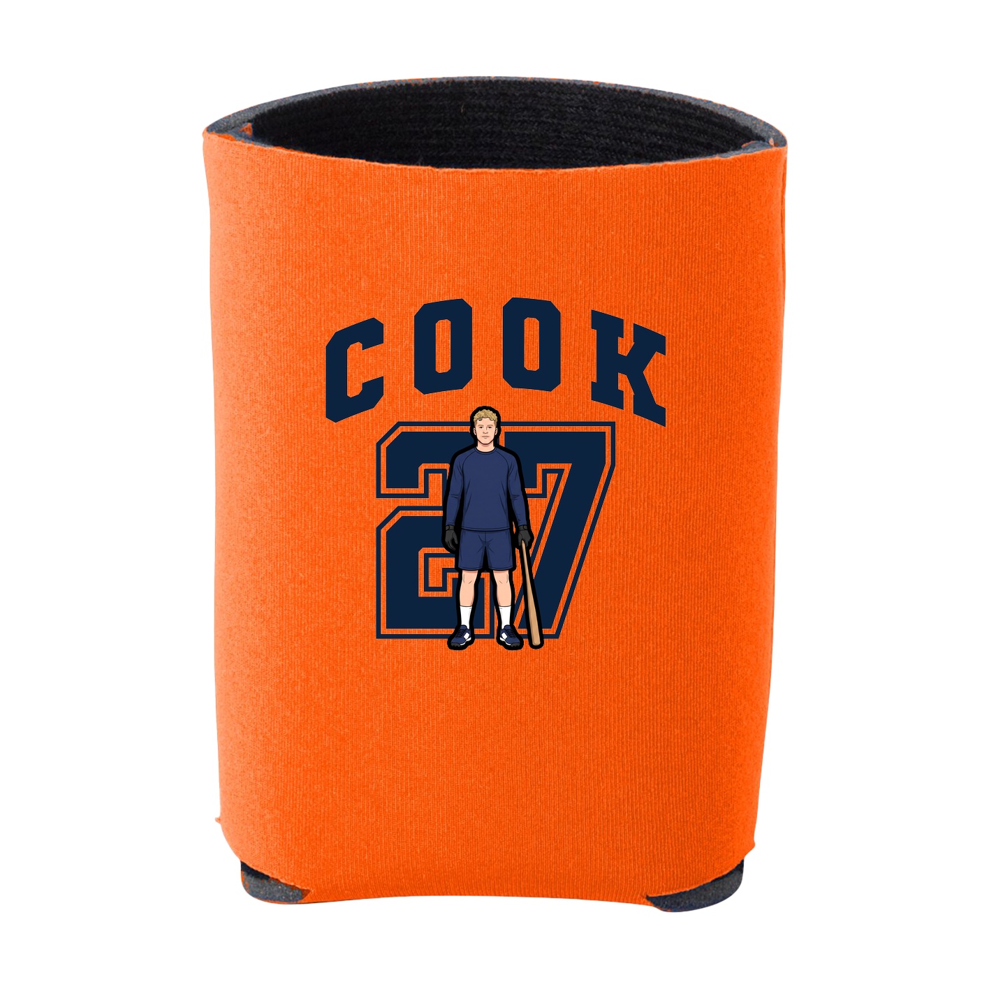 Can Holder — Number in Orange