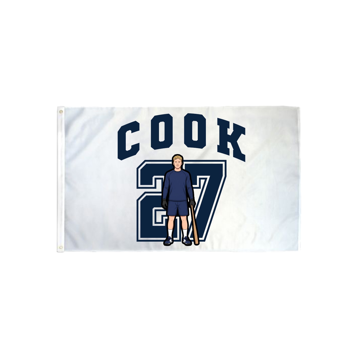 3x5 Flag — Number in Classic
