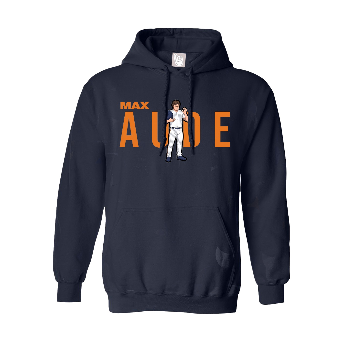Youth Hoodie — Player Name in Navy
