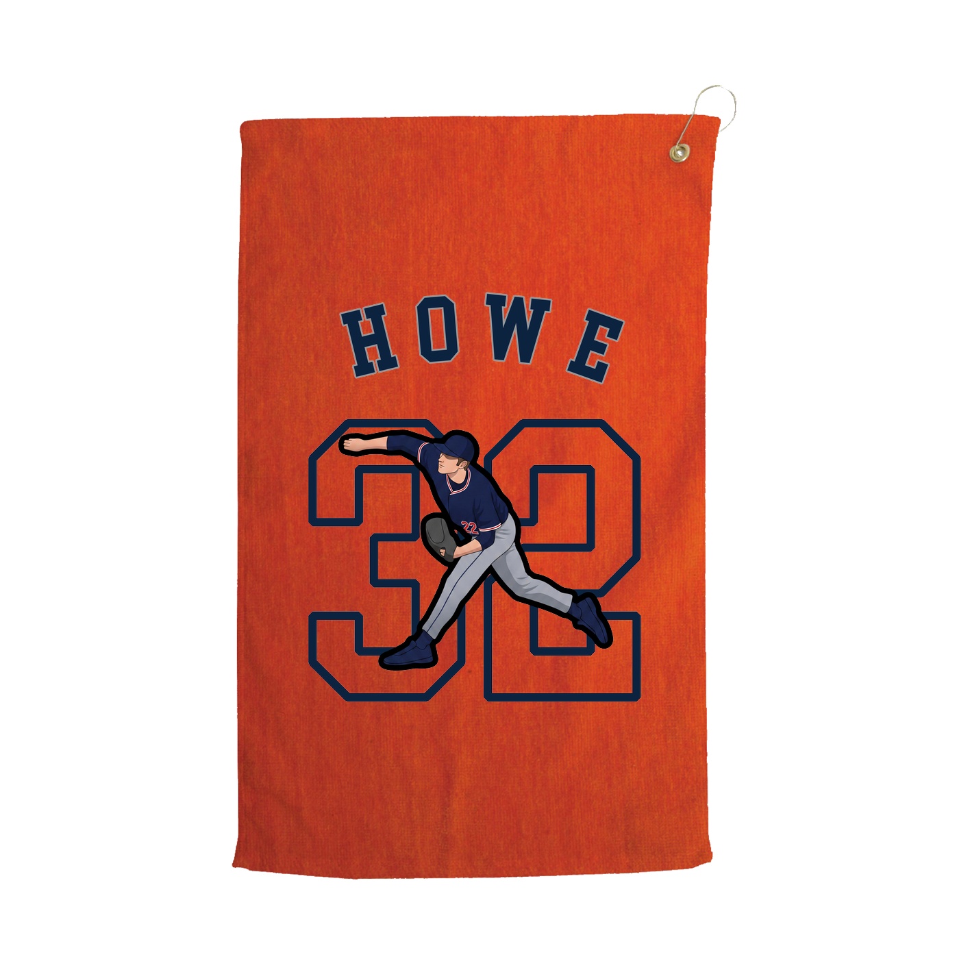 Golf Towel — Shirsey Arch in Orange