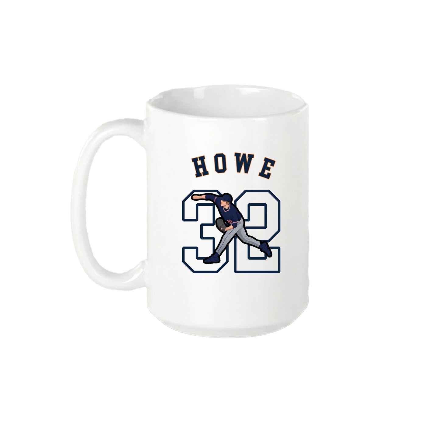 15oz Coffee Mug — Shirsey Arch in White